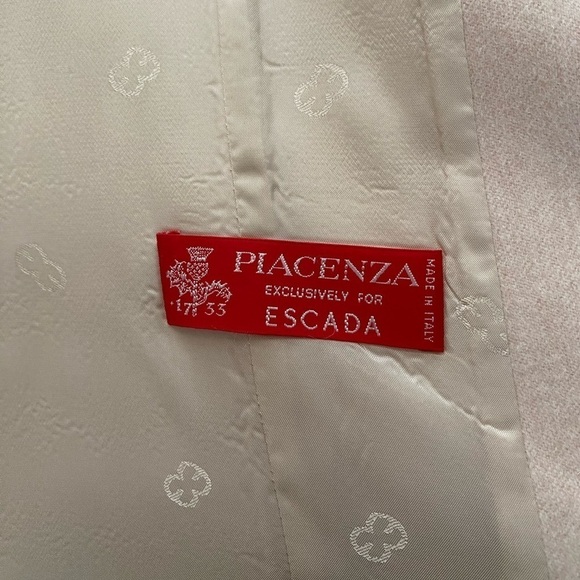 Escada Rabbit Wool Women’s Large Button Front Jacket Size 42 - Picture 6 of 11